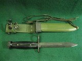 ORIGINAL W. GERMAN MARKED US MODEL 7 COLT BAYONET WITH SCABBARD VIETNAM - 6 of 13