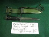 ORIGINAL W. GERMAN MARKED US MODEL 7 COLT BAYONET WITH SCABBARD VIETNAM - 13 of 13