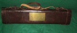 Vintage HH Heiser Leather Take Down Gun Case Shotgun Rifle - 3 of 11