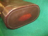 Vintage HH Heiser Leather Take Down Gun Case Shotgun Rifle - 8 of 11