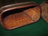 Vintage HH Heiser Leather Take Down Gun Case Shotgun Rifle - 6 of 11