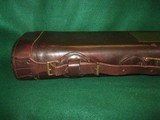 Vintage HH Heiser Leather Take Down Gun Case Shotgun Rifle - 5 of 11