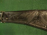 Scabbard Rifle Shotgun Western Saddle Carved  - 3 of 13