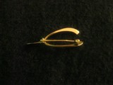 10K Gold Wishbone Pin Brooch Vintage - 3 of 6