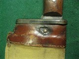 WWII - WW2 U.S. Marine Corps, BOLO Knife, 1st Pattern, COLLINS & CO & Sheath - 12 of 20