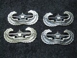 4 SETS ORIGINAL STERLING SILVER WW2 AIRBORNE GLIDER WINGS BADGE - 1 of 2
