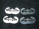 4 SETS ORIGINAL STERLING SILVER WW2 AIRBORNE GLIDER WINGS BADGE - 2 of 2
