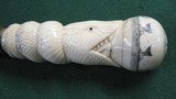 Antique Scrimshaw Walking Cane Stick - 2 of 16