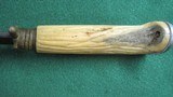 English Antique Antler Handled Fixed Blade Knife - 8 of 13