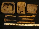 Dug Civil War Ration Cans & Spikes - 5 of 5