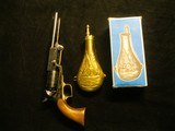 1847 Colt Walker Replica by Connecticut Valley Arms CVA
+ Pedersoli Powder Flask .