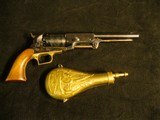 1847 Colt Walker Replica by Connecticut Valley Arms CVA
+ Pedersoli Powder Flask . - 2 of 20