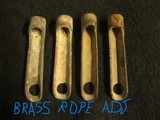 Dug Civil War Relics- Belt Buckle, 4 Brass Tent Rope Adjusters, Food Tins - 5 of 13