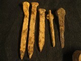 Dug Civil War Relics- Belt Buckle, 4 Brass Tent Rope Adjusters, Food Tins - 7 of 13