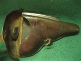 ORIGINAL WWII GERMAN LUGER P08 BROWN HARD SHELL PISTOL HOLSTER 1939 # 1 - 4 of 10