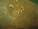 ORIGINAL WWI & WWII GERMAN LUGER P08 BROWN HARD SHELL PISTOL HOLSTER # 3 - 3 of 9