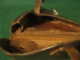 ORIGINAL WWI & WWII GERMAN LUGER P08 BROWN HARD SHELL PISTOL HOLSTER # 3 - 9 of 9