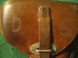 Original WW2 Captured German Army Brown Leather Holster for P38 1943 #4 - 2 of 13