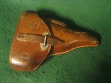 Original WW2 Captured German Army Brown Leather Holster for P38 1943 #4