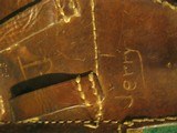 Original WW2 Captured German Army Brown Leather Holster for P38 1943 #4 - 8 of 13