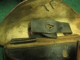 ORIGINAL WWII GERMAN LUFTWAFFE LUGER P08 PISTOL BROWN HARD SHELL HOLSTER 1934 #5 - 12 of 14