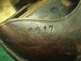 ORIGINAL WWII GERMAN LUFTWAFFE LUGER P08 PISTOL BROWN HARD SHELL HOLSTER 1934 #5 - 11 of 14