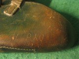 ORIGINAL WWII GERMAN LUFTWAFFE LUGER P08 PISTOL BROWN HARD SHELL HOLSTER 1934 #5 - 6 of 14