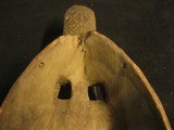 Antique Tribal Mask Wood & Tin Africa Indonesia New Guinea - 14 of 17