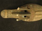 Antique Tribal Mask Wood & Tin Africa Indonesia New Guinea - 4 of 17
