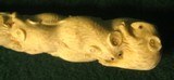 Netsuke #4 Rats on a Stick - 1 of 11