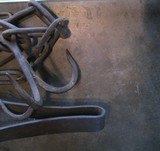 Antique Bear Trap with Chain & Hook - 5 of 11