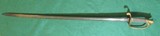 CIVIL WAR ERA INFANTRY OFFICERS SWORD FRENCH IMPORT FOR CONFEDERACY - 2 of 14