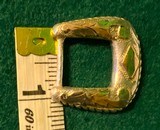 WESTERN STERLING SILVER & GOLD BELT BUCKLE - 7 of 8