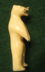 Vintage Inuit Eskimo Carved Standing Polar Bear from Alaska - 4 of 8