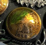 Very Large Western Turquoise Belt Buckle for Wear or Holster #2 - 5 of 12