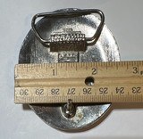 Very Large Western Turquoise Belt Buckle for Wear or Holster #2 - 12 of 12