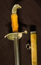 Early U.S. 1840’s Eagle Head Sword & Scabbard - 5 of 10