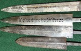 Four WWII German Dagger Blades - 1 of 6