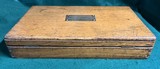 Antique Colt English Oak Box for 1860 Army 44 cal Pistol - 10 of 14