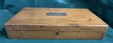 Antique Colt English Oak Box for 1860 Army 44 cal Pistol - 8 of 14