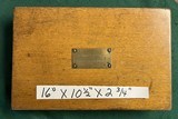 Antique Colt English Oak Box for 1860 Army 44 cal Pistol - 1 of 14