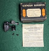 Lyman 57SA Savage 99 Rear Sight Peep Box/paper 1-1/8 Hole Spacing - Image 1 of 11