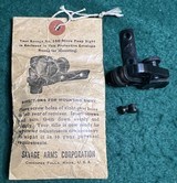 Vintage WFC Co. No 150 Micro Peep Receiver Sight Savage 3/4/5/6/7 w/Screws &Bag - Image 1 of 6