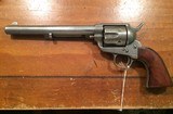 Colt SAA six shooter 44-40 1883 etched panel - 1 of 16