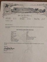 Colt SAA single action.45 with letter - 11 of 13