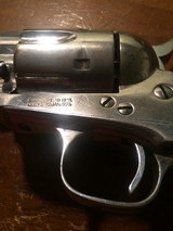 Colt SAA single action .45 nickel with pearl grips fine condition - 13 of 15