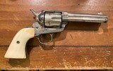Colt SAA single action .45 4 3/4 JP Lower shipped ivories - 1 of 12