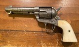 Colt SAA single action .45 4 3/4 JP Lower shipped ivories - 5 of 12