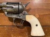 Colt SAA single action .45 4 3/4 JP Lower shipped ivories - 3 of 12