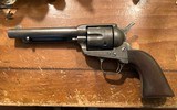 Colt SAA single action 44-40 scarce early 5 1/2 etched panel barrel 1882 with Colt letter - 1 of 11